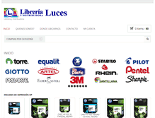 Tablet Screenshot of librerialuces.cl
